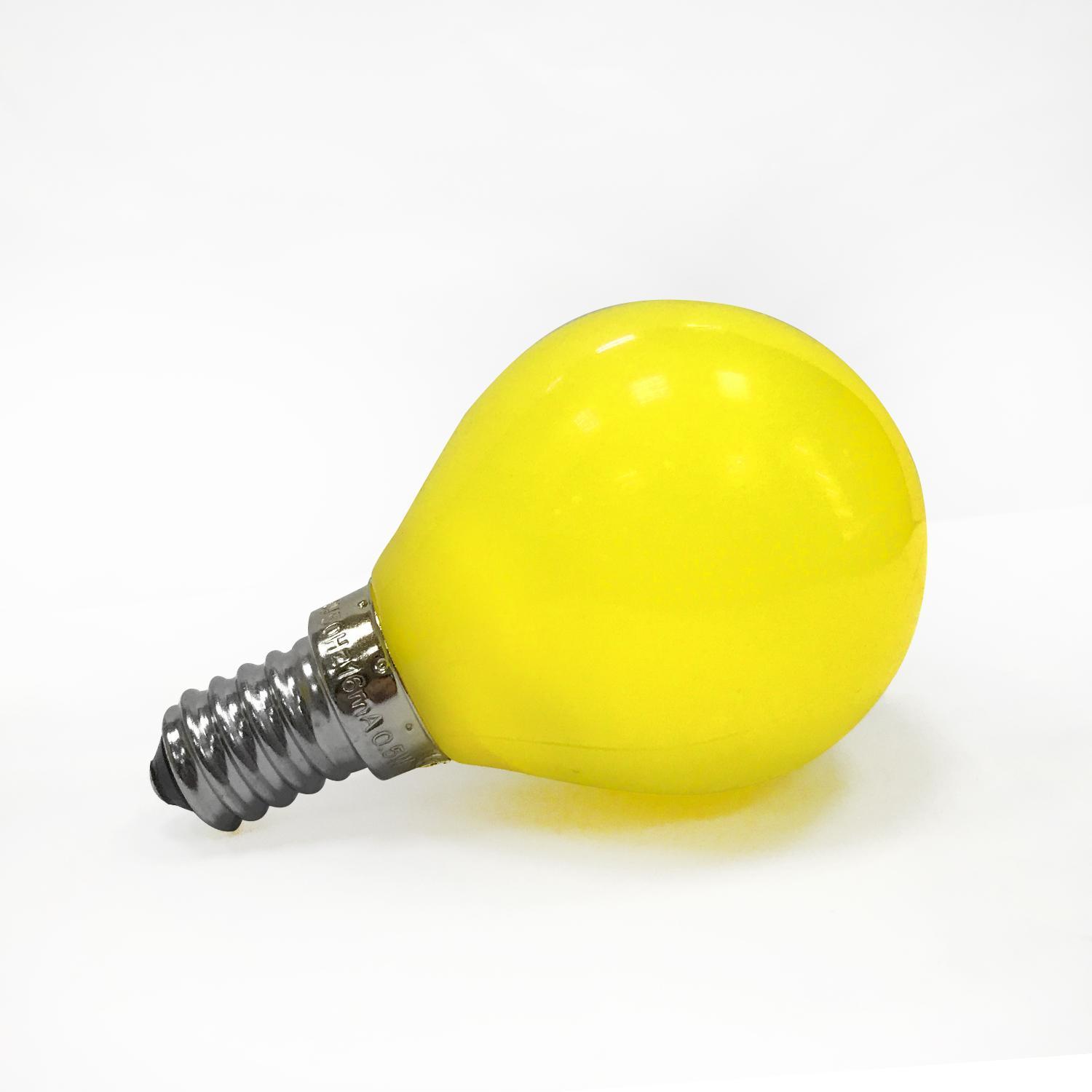 Лампочка   E14  13диодов LED желтая 230V, 0 5W 7,5х4,5см