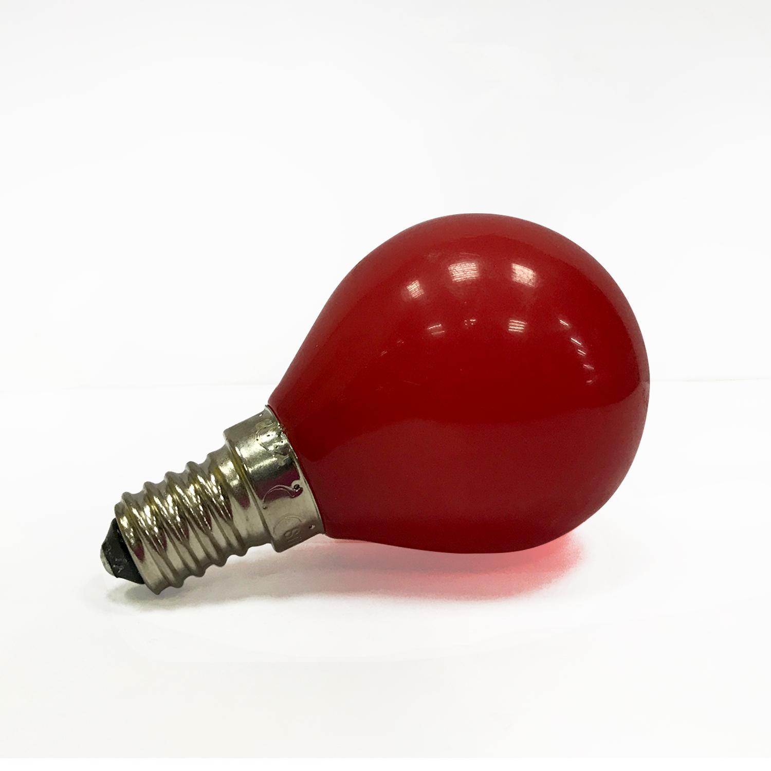 Лампочка   E14  13диодов LED красная 230V, 0 5W 7,5х4,5см