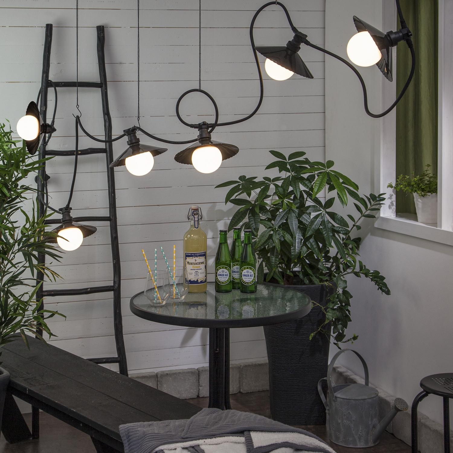 Гирлянда Ретро для 10 ламп E27 7,3 м