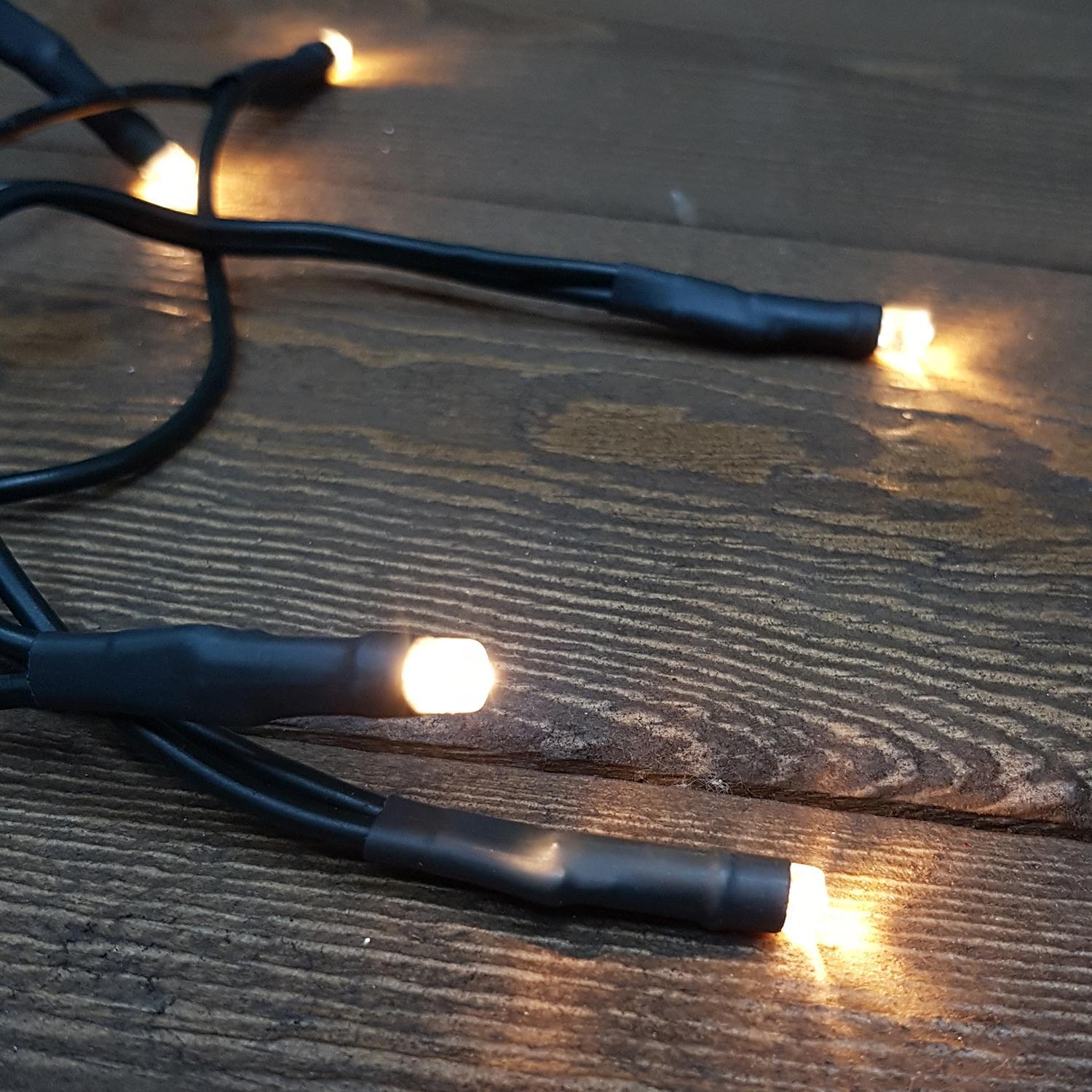 Гирлянда         1,35м теплобелая Грозди 10диодов LED indoor