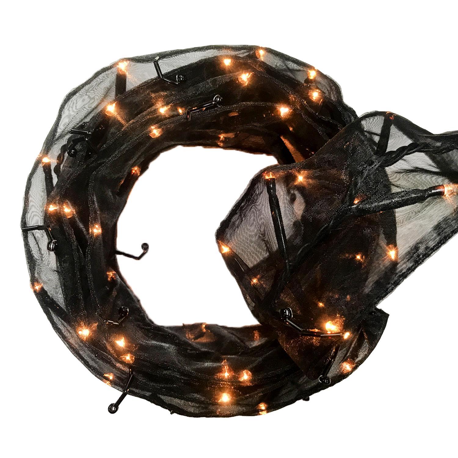 Гирлянда        3,0м теплобелая Лента черная 120ламп MICRO indoor