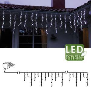 Гирлянда дождь  3х0,6м холоднобелая Водопад  6скоростей 240диодов LED outdoor