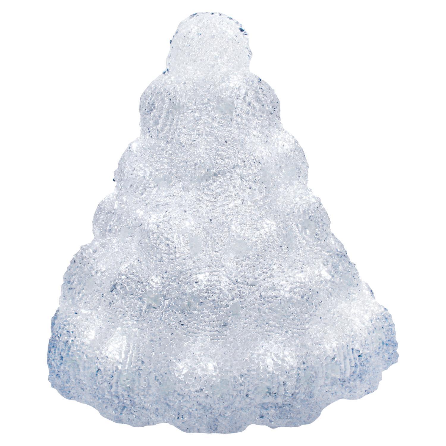 Декорация светодиодная Елка из снежков 35х35 акрил 80диодов