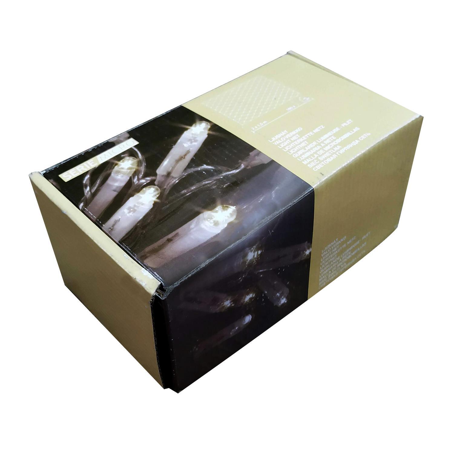 Гирлянда сетка    2х1,5м теплобелая 160ламп MICRO outdoor