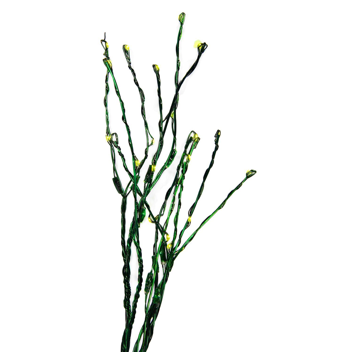 Декорация электр  Деревце зелен  30см  АА