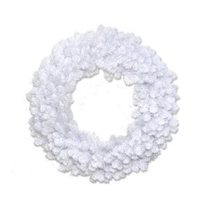 Венок еловый  d60см белый Icelandic Исландия  160веток