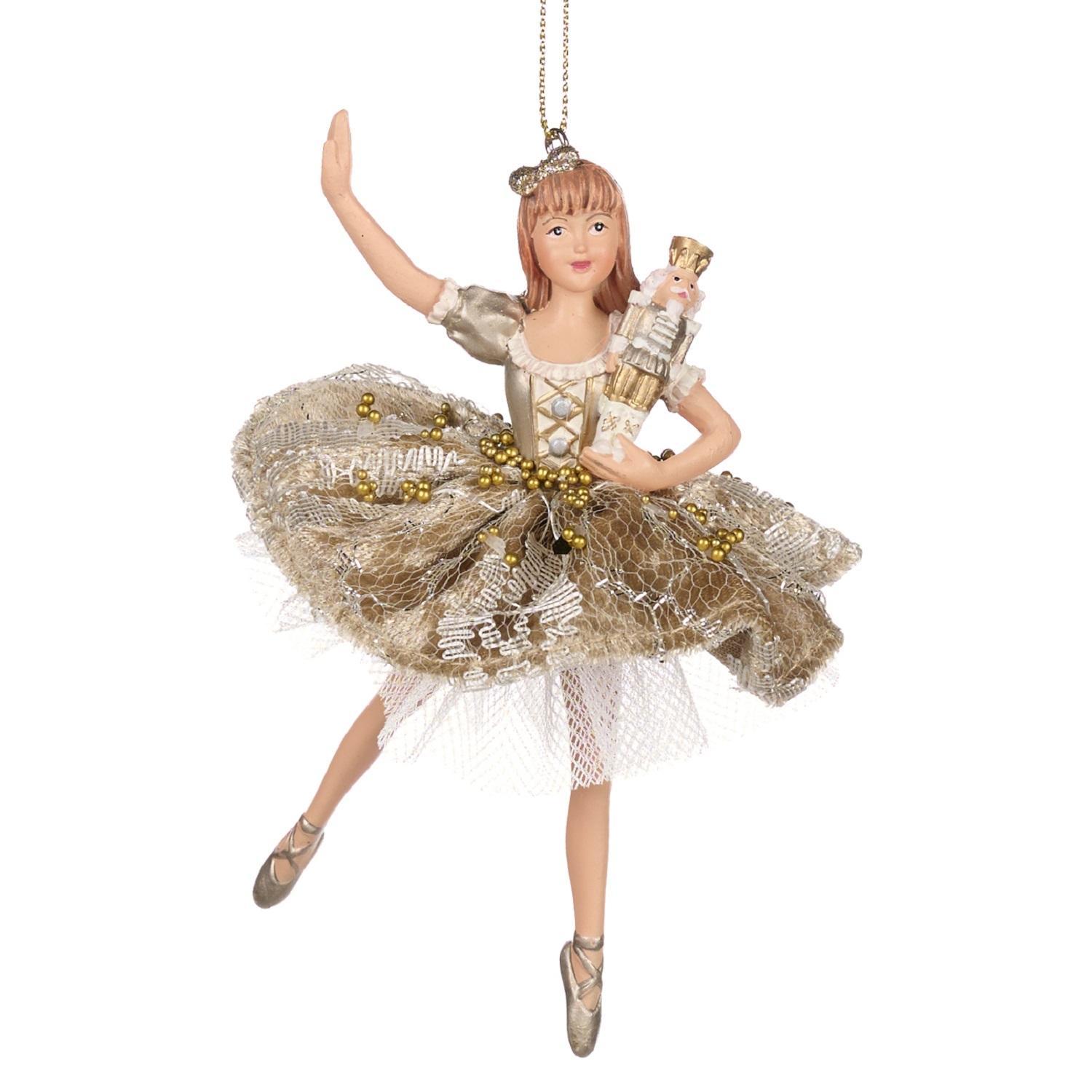 Декор Девочка  с щелкунчиком 12см MO 96315