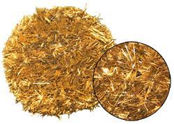 Шар еловый d0,25м золотистый из фольги