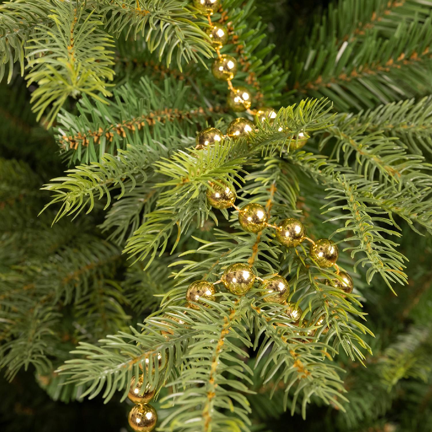 Декор Бусы жемчуг d14ммх5м золотистые