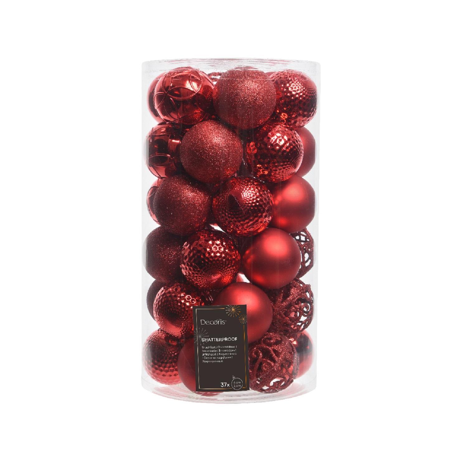 Шар красный d6см 37шт/уп