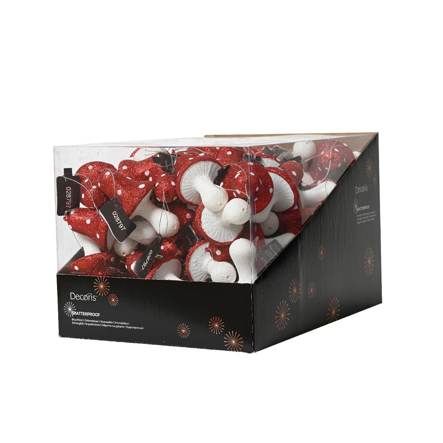 Декор Мухомор  красно-белый d6,4х11,4см