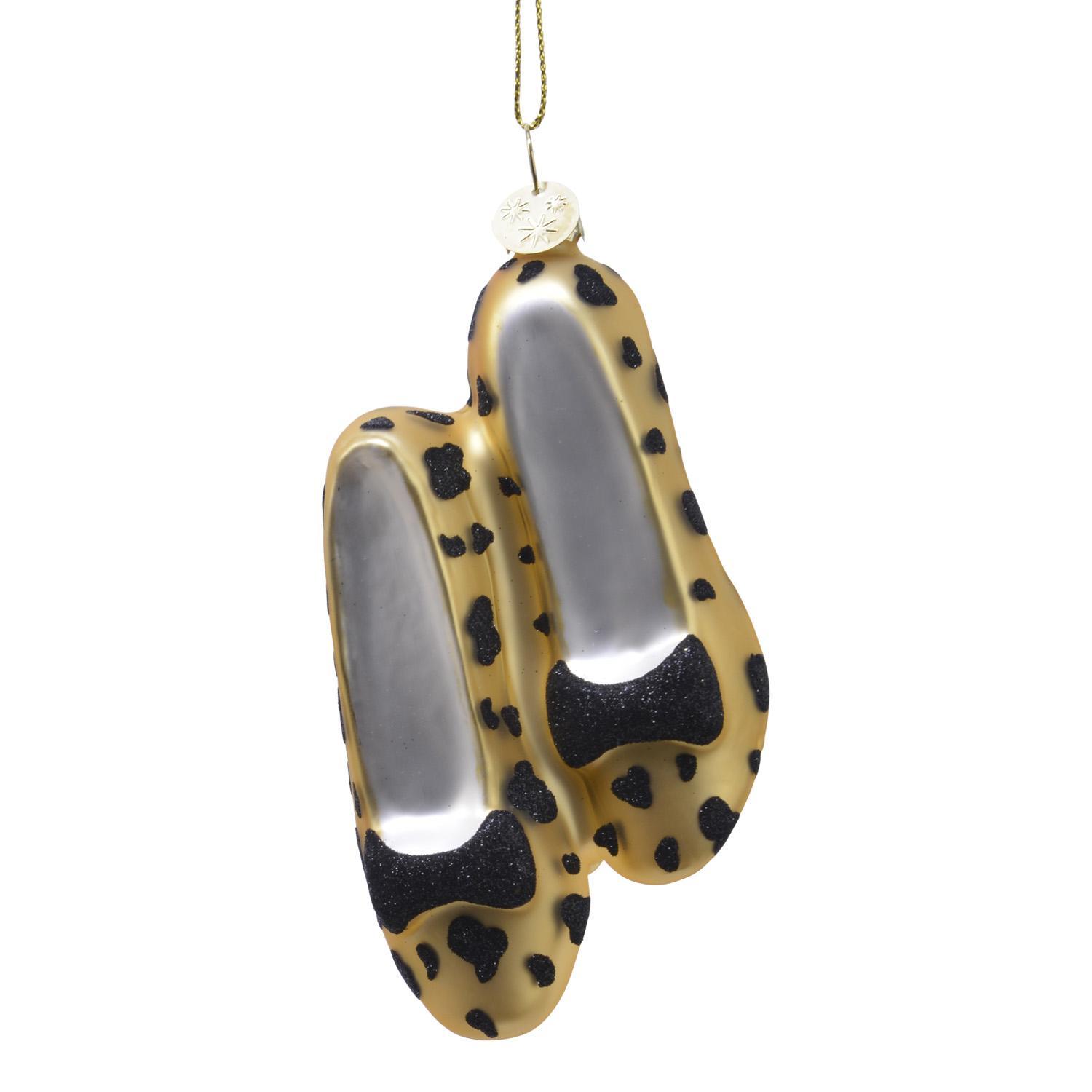 Декор Туфли стекло 11см