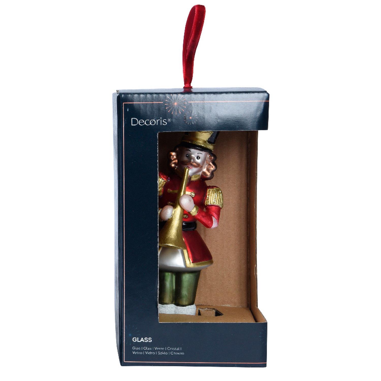 Декор Солдат стекло с подарками 6,3x6,3x16,8см 1шт/уп