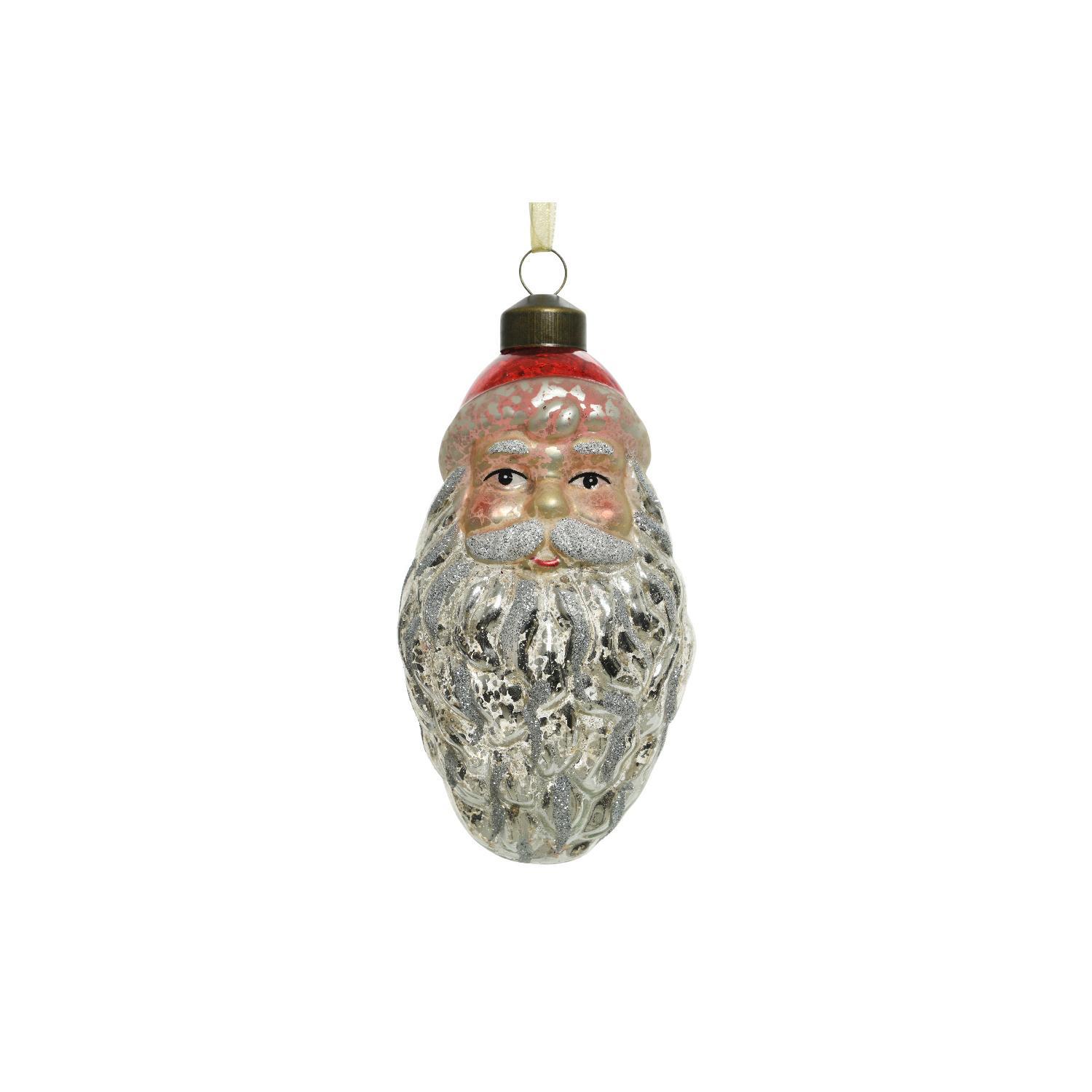 Декор Санта стекло под старину 4х6х12см 2шт/уп