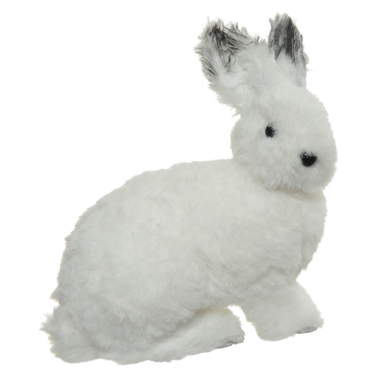 Декор Заяц белый  10x19x20см  2 в ассорт