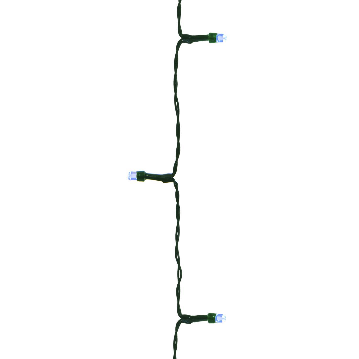 Гирлянда цепочка 20м холоднобелая Алмазные огни  200диодов LED 8 функций 8ч таймер outdoor