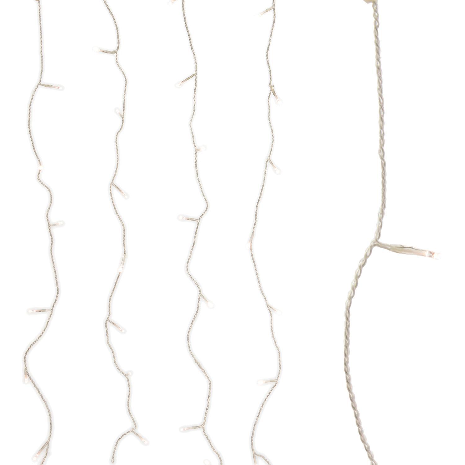 Гирлянда занавес  1х2м теплобелая 120диодов LED MICRO outdoor