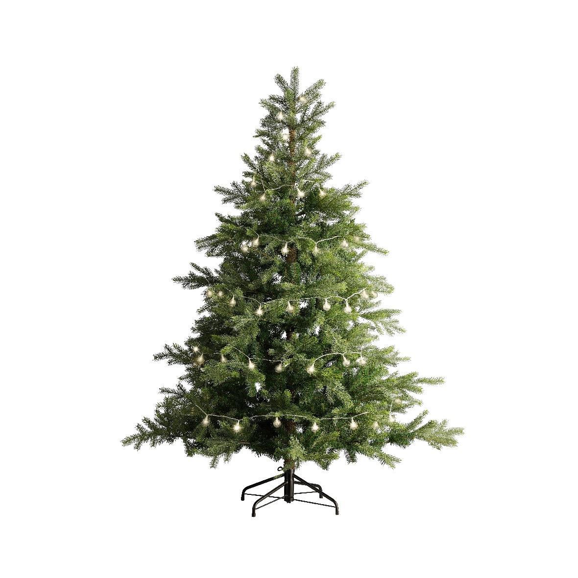 Гирлянда цепочка   9,0м Вишня теплобелая/прозрачная 8ч таймер 60 LED IP-44 indoor/outdoor