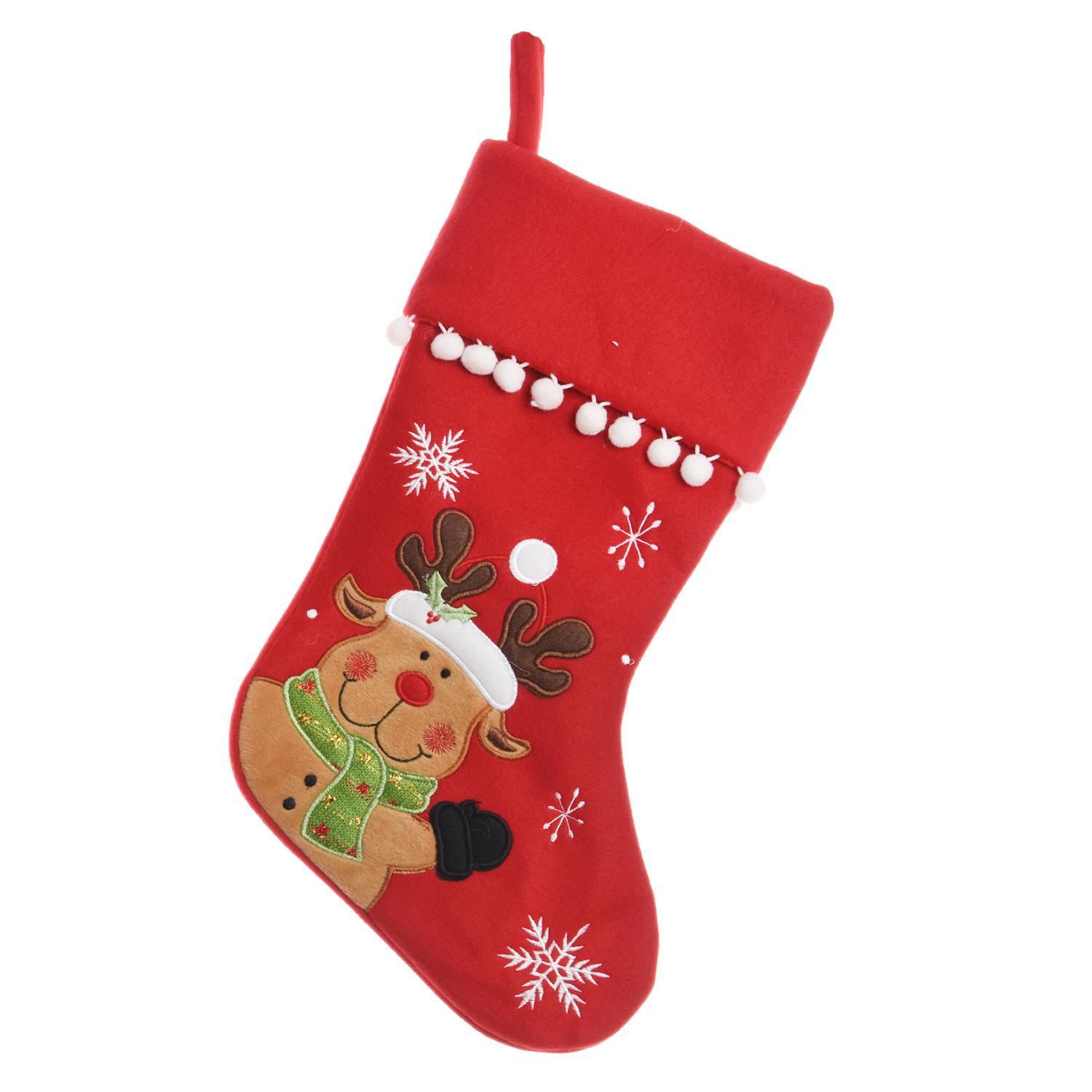 Декор Сапог красный 40см 3 в ассорт