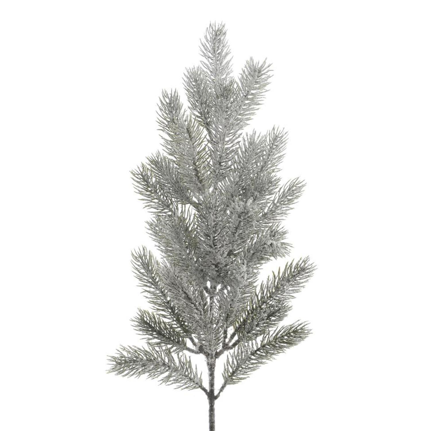 Веточка еловая  50см заснеженная  PE