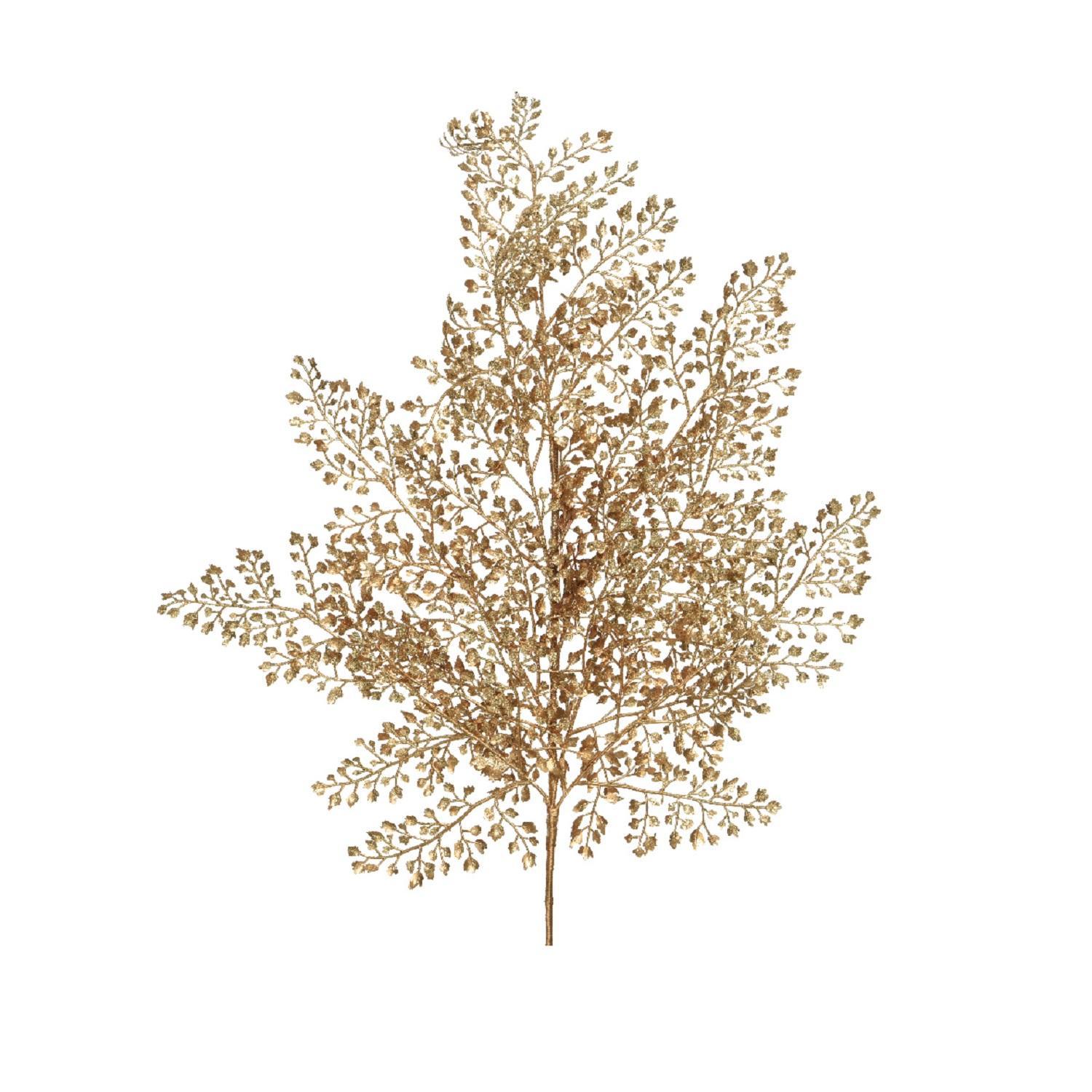 Веточка декоративная  68см золотистая спрей
