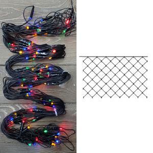 Гирлянда сетка     2x1м разноцветная  96диодов LED outdoor