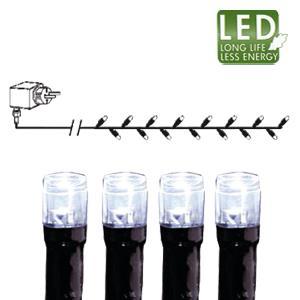 Гирлянда цепочка 16м холоднобелая 160диодов LED outdoor