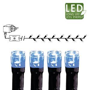 Гирлянда цепочка    7,0м голубая 120диодов 8функций LED outdoor