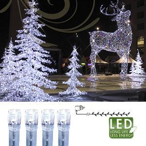 Гирлянда цепочка   8,0м холоднобелая 80диодов LED outdoor