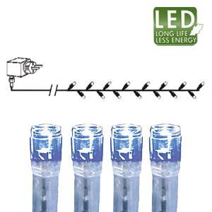 Гирлянда цепочка   8,0м голубая  80диодов LED outdoor