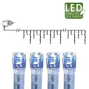 Гирлянда дождь  4х0,4м голубая 144диода LED outdoor