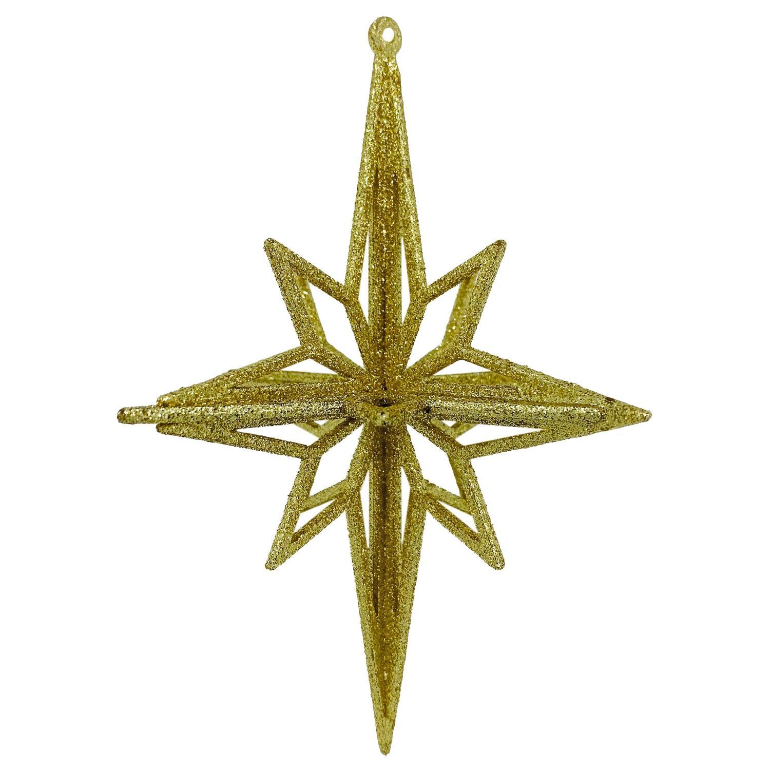 Декор Ромб золотистый с блеском 11х11х14см