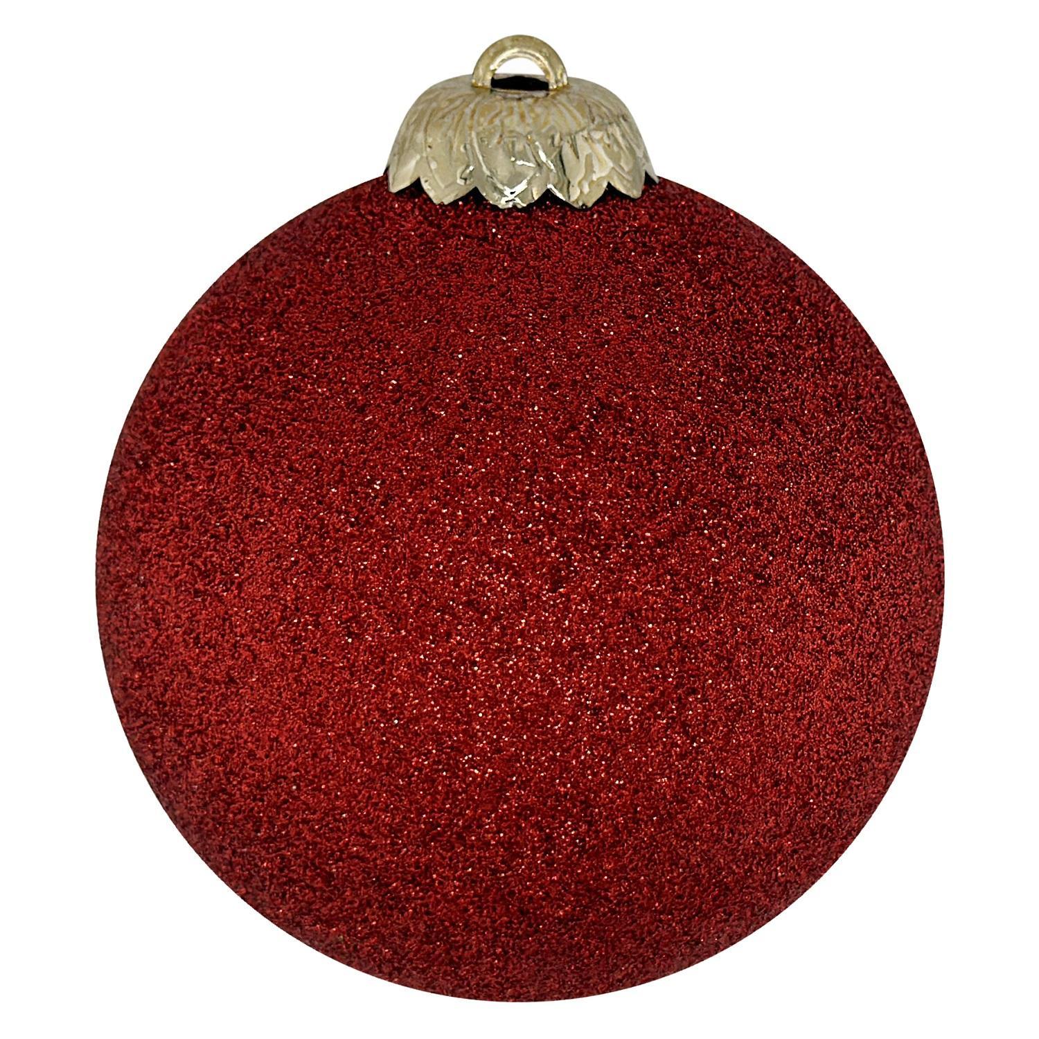Шар красный с блеском d10см