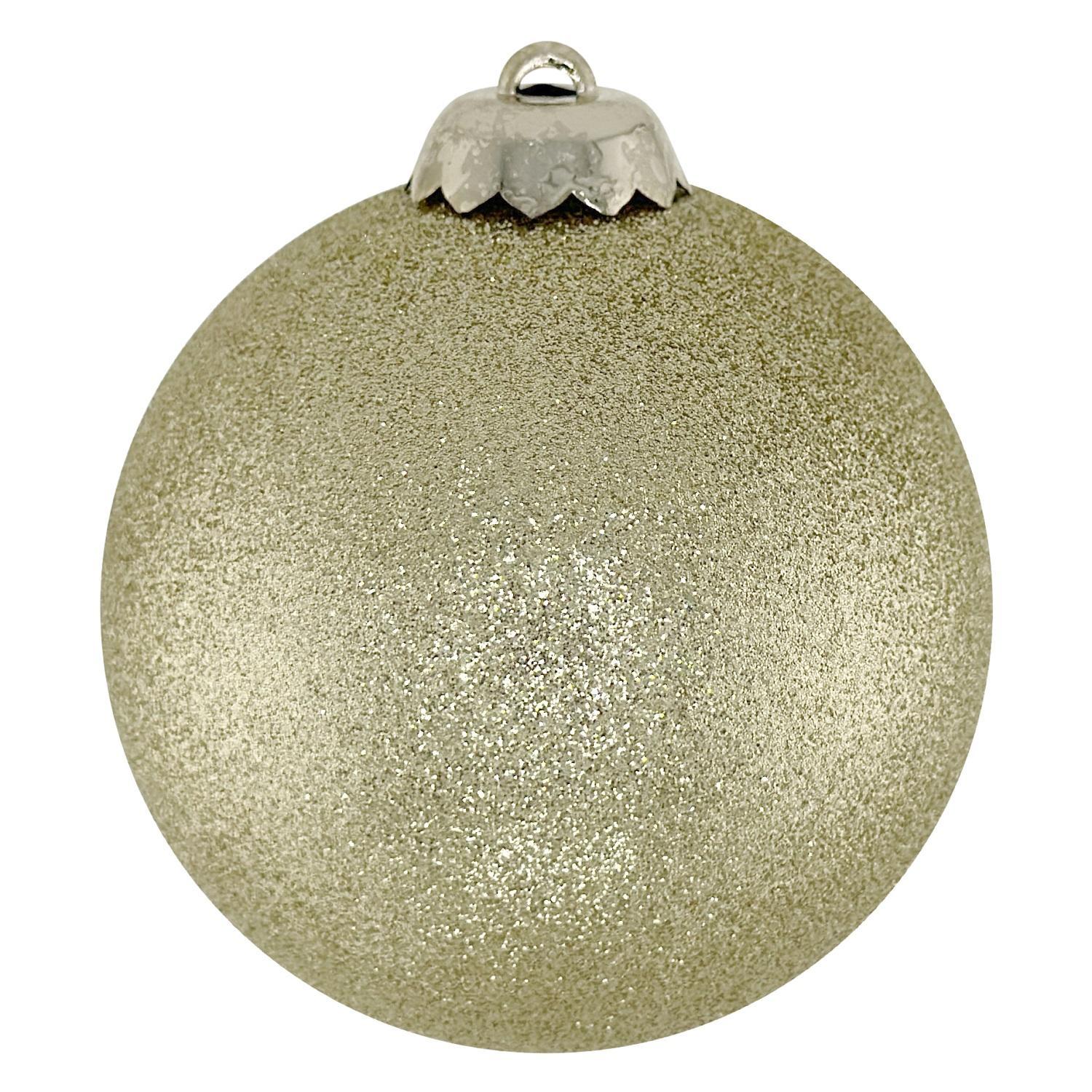 Шар золотистый с блеском d8см