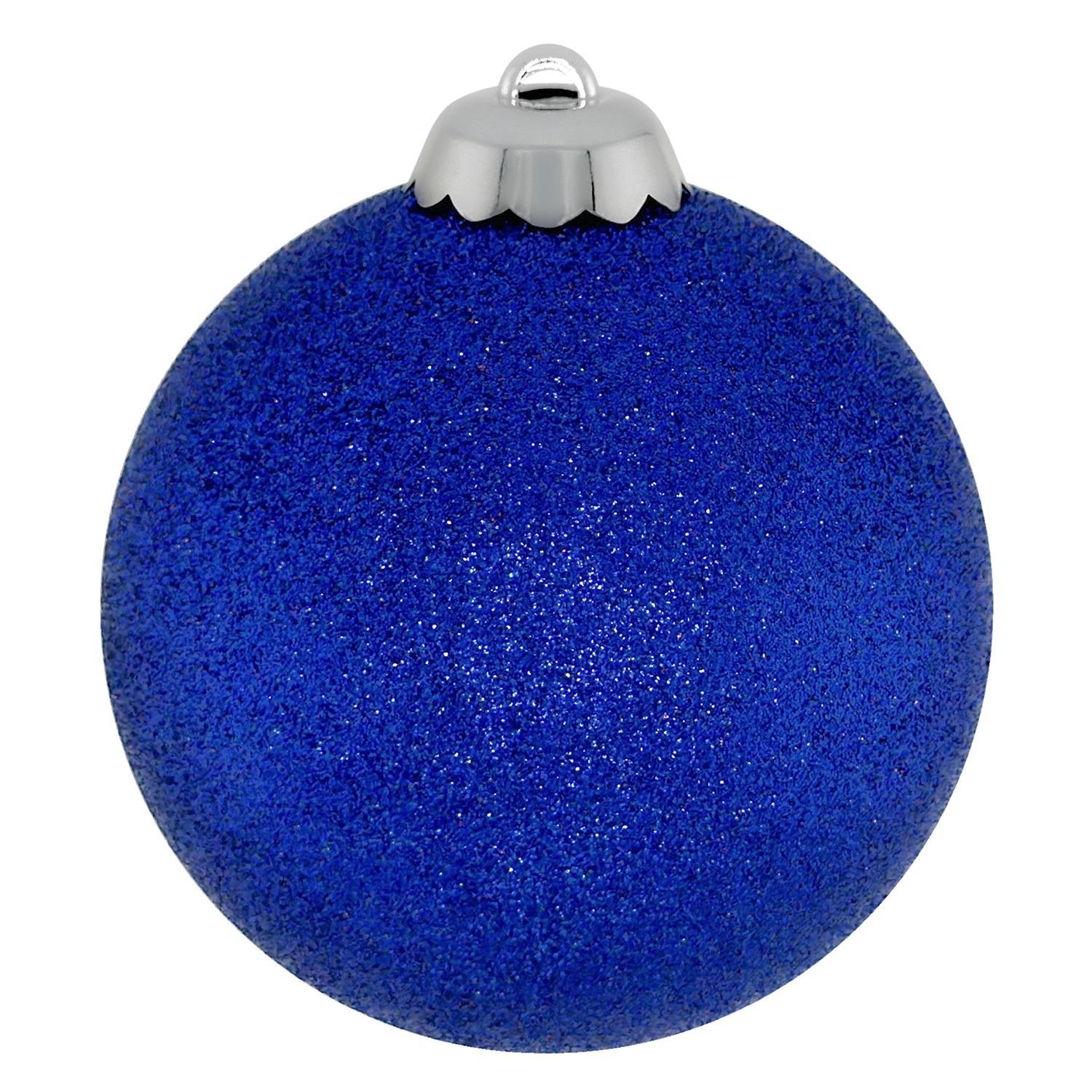 Шар синий с блеском d8см