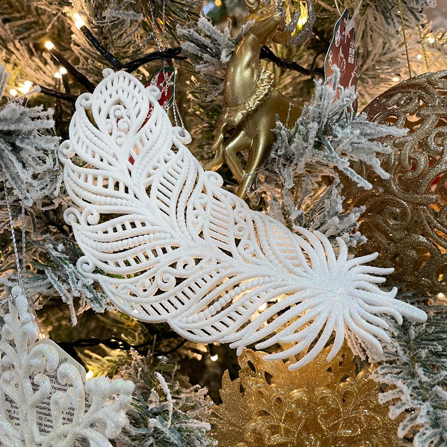 Декор Перышко 15х8см 5 в ассорт