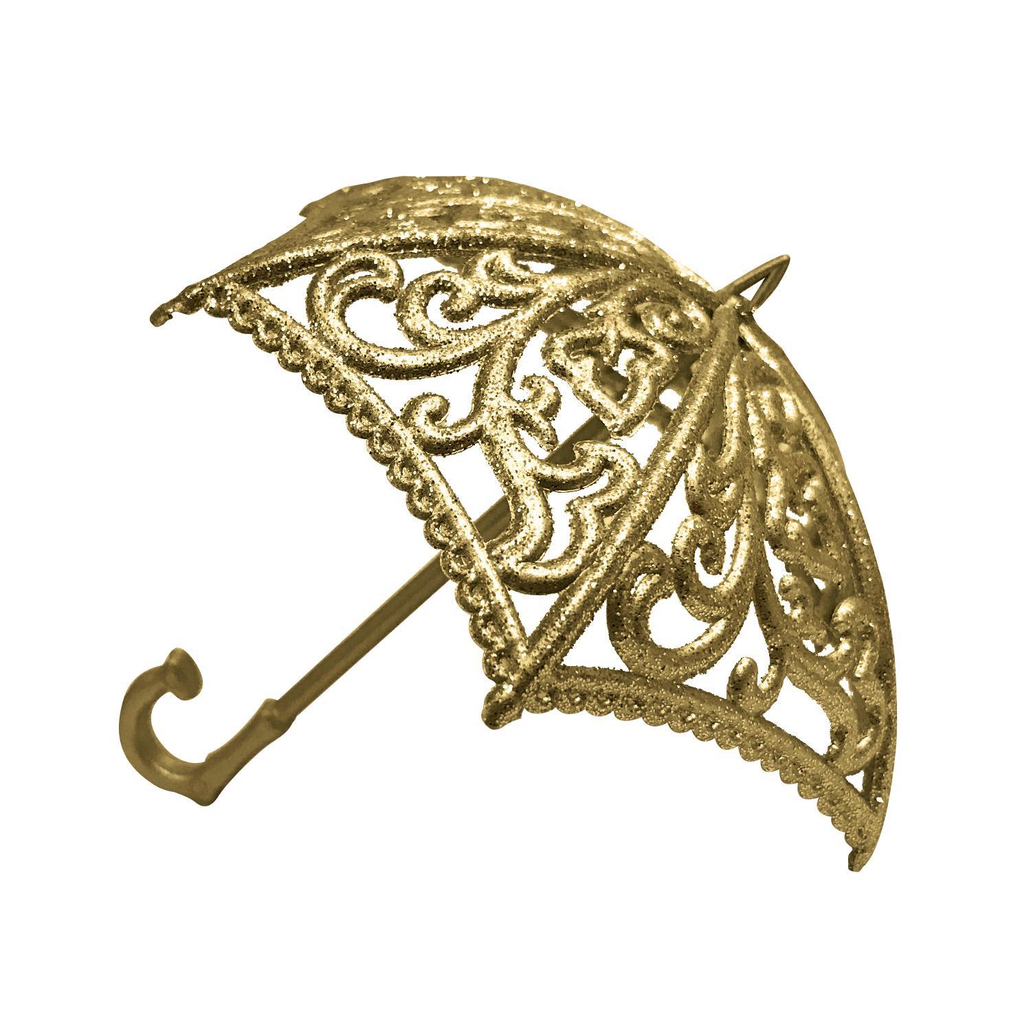 Декор Зонтик 10х10х7см 4 в ассорт