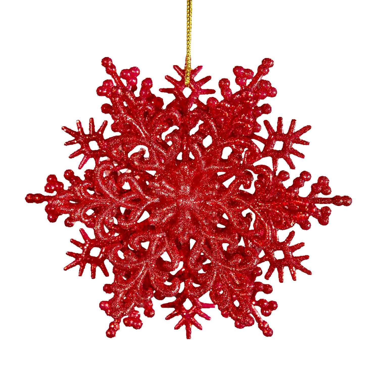 Декор Снежинка Классика 3D 12х4см