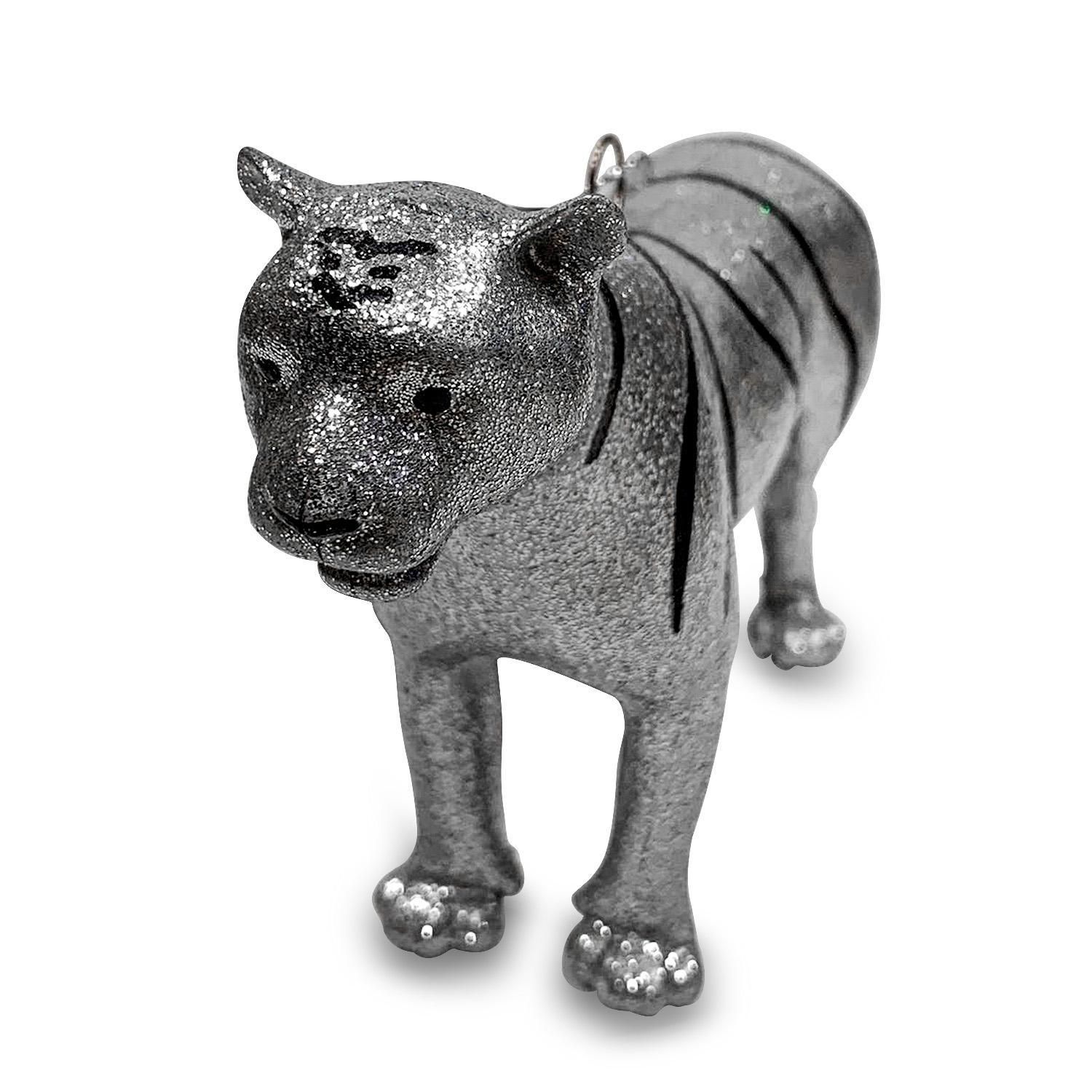 Декор Тигрик объемный с блеском 10х6,5х4,5 см 2 в ассорт