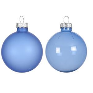 Шар стекло небесно-голубой d8см 4шт/уп