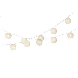 Гирлянда 3,6м Фонарики d10см на батарейках 2АА таймер 6/18ч 10LED IP-20 indoor