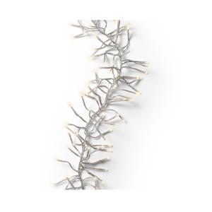 Гирлянда цепочка 14м теплобелая кабель прозрачный с эффектом мерцания 8 функций таймер 8/16ч 1512LED IP-44 indoor/outdoor