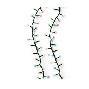 Гирлянда цепочка 11м разноцветная кабель зеленый с эффектом мерцания 8 функций таймер 8/16ч 500 LED IP-44 indoor/outdoor