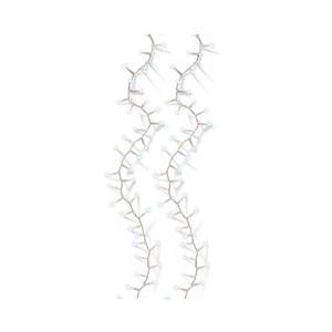 Гирлянда цепочка 22,5м холоднобелая с мягким свечением кабель прозрачный с эффектом мерцания 8 функций таймер 8/16ч 1000 LED IP-44 indoor/outdoor