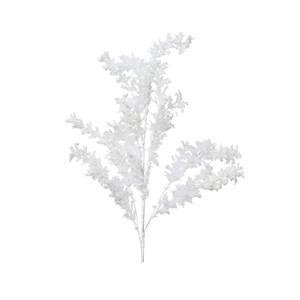 Веточка декоративная 75см белая