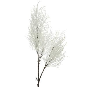 Веточка декоративная 96см белая