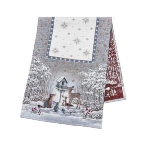 Настольная дорожка Сказочный лес 45х140см гобелен без люрекса MICRO854-45