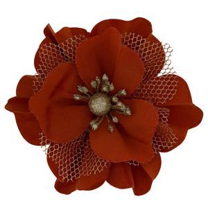 Декор Цветок терракотовый 17см