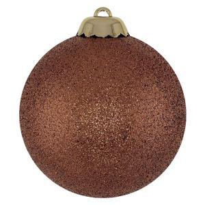 Шар шоколадного цвета с блеском d8см