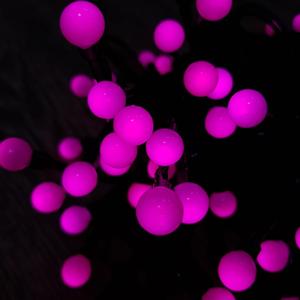 Гирлянда    8м фиолетовая Жемчуга  80диодов LED outdoor